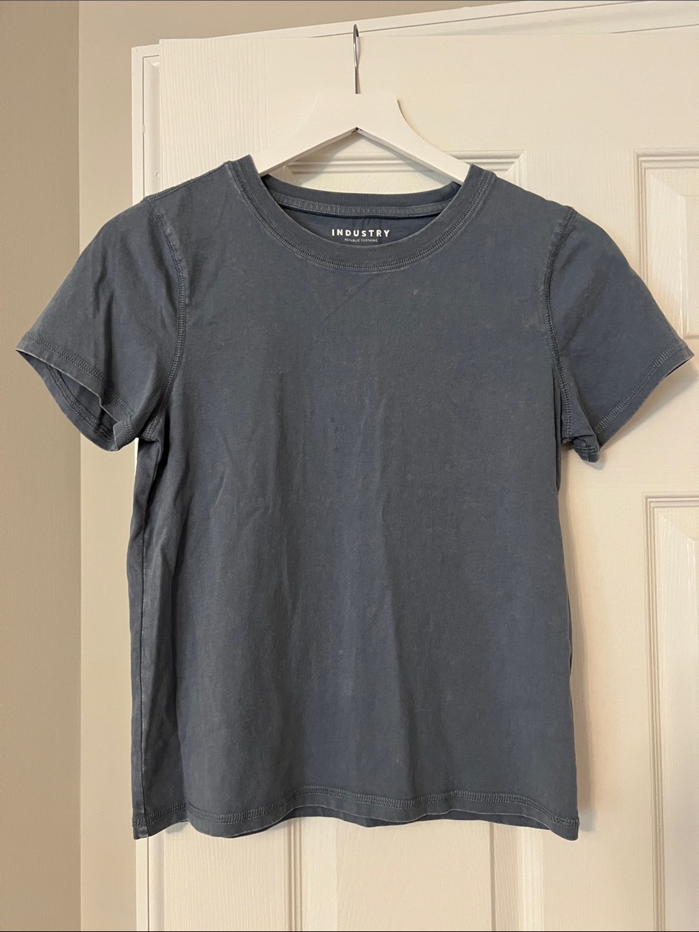 Women’s Slate Blue Crew Neck T-Shirt